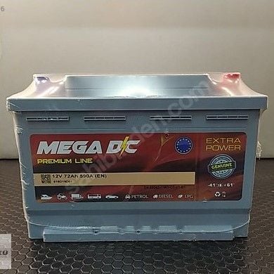 Mega Dc Akü 12V 72 Amper 2025 Üretim ( Bursa )